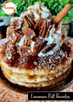 Cinnamon Roll Pancakes