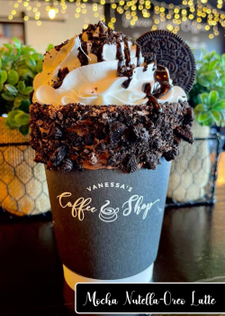 Mocha Nutella-Oreo Latte